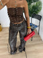 Pantalone Ecopelle WideLeg
